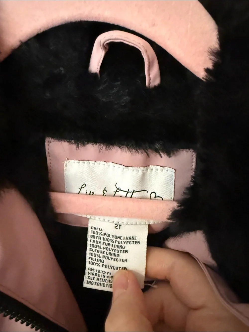 Pink Insulated Rain Jacket